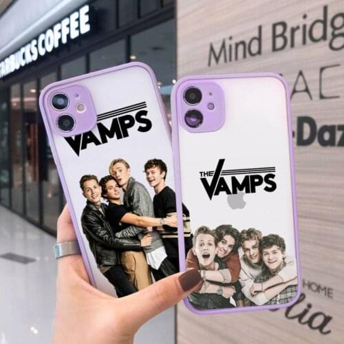 The vamps married in vegas Phone Case matte transparent For iphone 7 8 11 12 plus mini x xs xr pro max cover