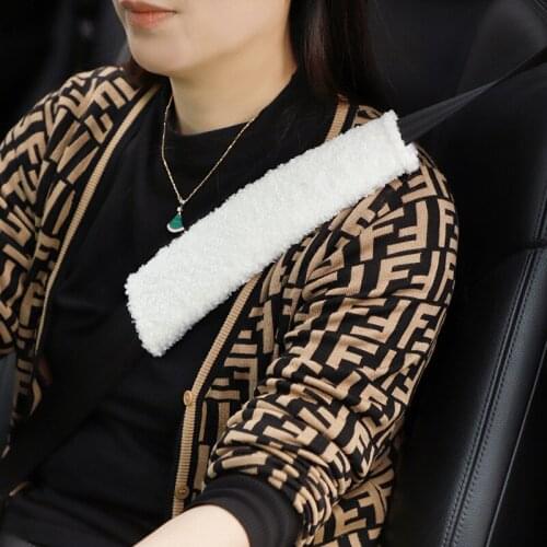Cute Cartoon Car Seat Belt Shoulder Cover Auto Interior Decoration Safety Seat Belt Pad Protector Car Accessories