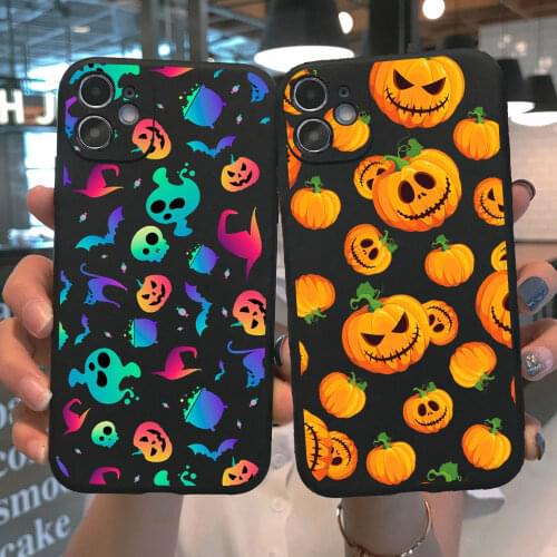 Cute Animal fall fox penguin halloween phone Case For iPhone 12 PRO 11 pro max XR XS MAX X 6 8 7 Plus 5S SE 2 Silicone TPU Case