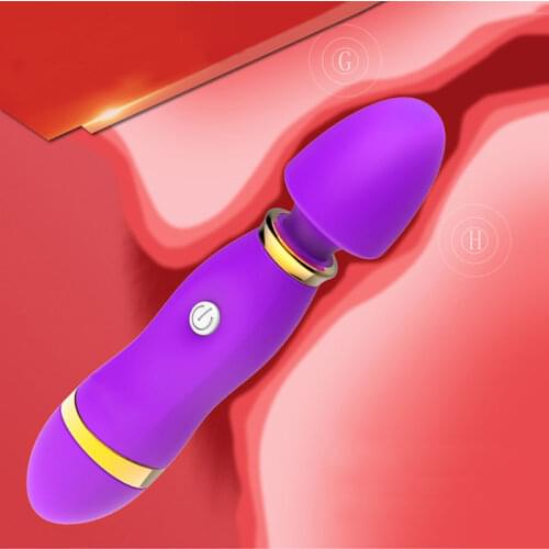 Silicone Material Multi-frequency Vibrator Female Masturbation Stick Orgasm Toy Tease G-spot Massager Dildo Stimulation Toy