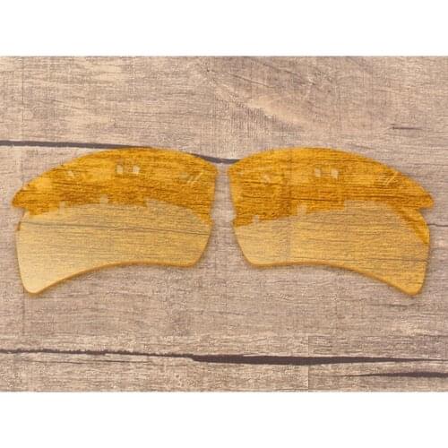 Vonxyz High Intensity Yellow Replacement Lenses for-Oakley Flak 2.0 XL OO9188 Frame