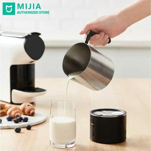Xiaomi SCISHARE Milk Frother Milk Warmer Foam Latte Cappuccino Bubble Coffee Maker Food Mixer One-key Control