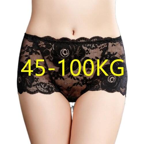 Plus size for women Sexy Lace Women Panties Butt Lift Up Lingerie Sexy Underwear Women Seamless Briefs Plus Size Lace Panties