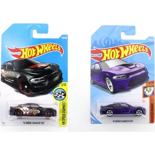 2017 Hot Wheels 15 DODGE CHARGER SRT Mini Alloy Coupe 1/64 Metal Diecast Model Car Kids Toys Gift