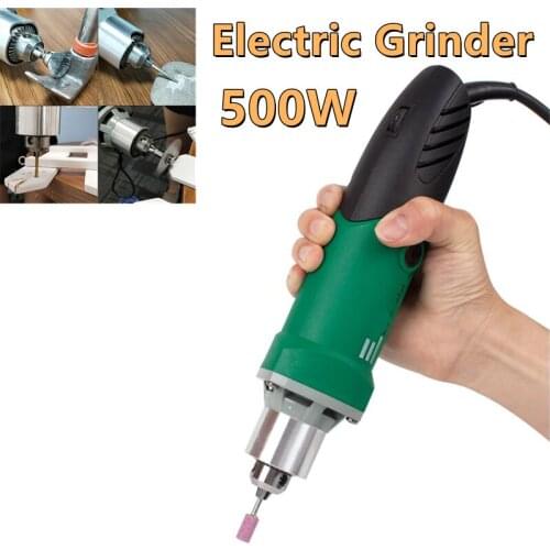 500W High-Speed Electric Grinder Engraving Electric Grinder Miniature Electric Drill Chuck Electric Grinder Power Tools