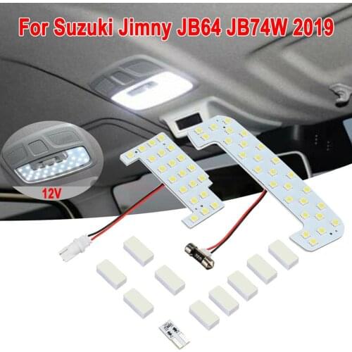 Car LED White Room Reading Lamp Dome Map Light Bulb For Suzuki Jimny JB64 JB74W 2019 Vehicle Interior Styling