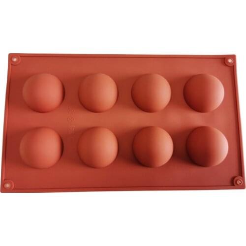 Free Shipping 8 Round Petals Cooking Tool Fondant Shaped Baking Diy Cake Sugar Silicone Craft Fondant Mold Tray Candy mold