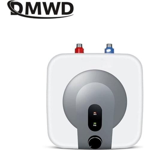 DMWD 8L 1500W Storage Type Kitchen Water Heater 220V Electric Water Warmer For Washing Room Winter Hot Water Boiler Top Outlet