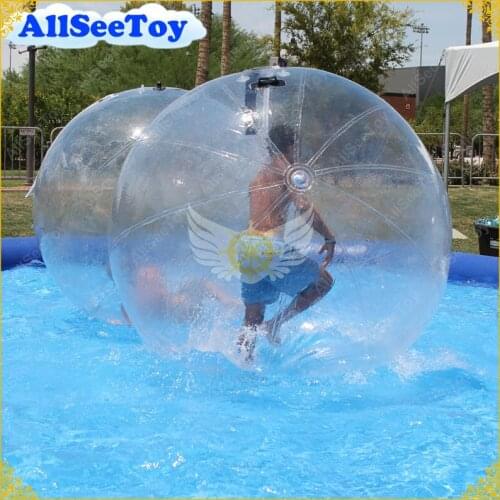 Hot Sale Inflatable Water Game Play Ball,Water Walking Ball for Kids and Adults,T-Zipper Clear Bubble Ball