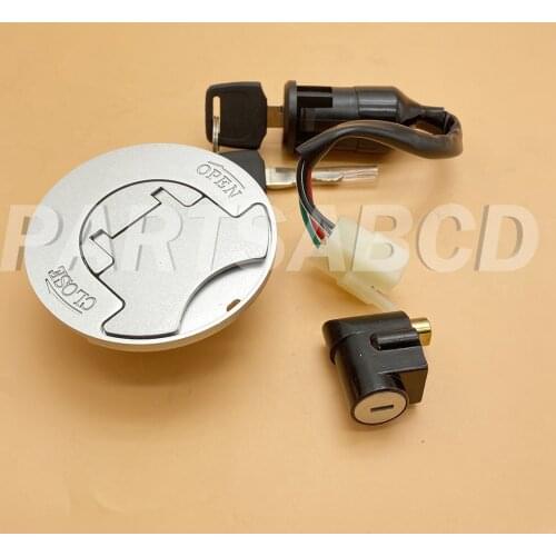 Ignition Key Switch Fuel Tank Cap for Bashan 200cc BS200 ATV Quad 200 BS200-6-7