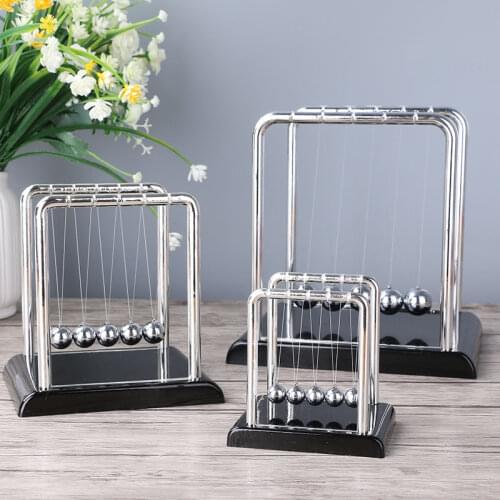 Newtons cradle balance steel ball school teaching supplies physics science pendulum desk toys gifts home furnishings
