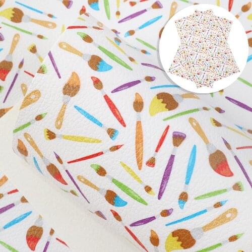 20*33cm Lychee Horse Back to School Faux Synthetic Leather For Bow-knot bags Wallet Phone Case DIY Wallet Table Mat,1Yc10600