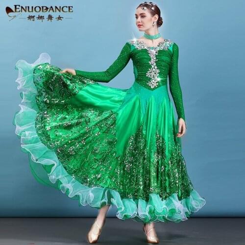 New ballroom waltz modern dance dress ballroom dance competition dresses standard ballroom dancing clothes tango dress MQ299