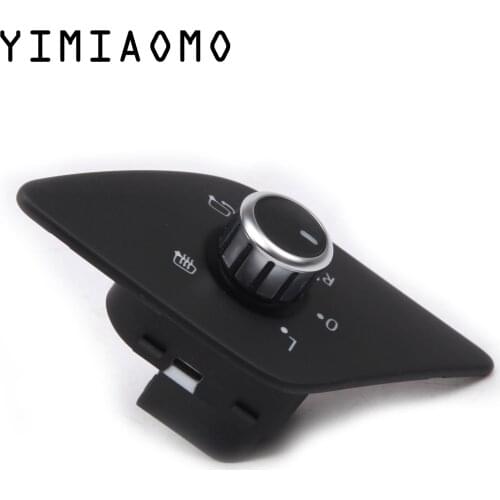 New Chrome Mirror Adjust Control Switch Knob Heat Folding Rearview Mirror Switch 16D959565A For Jetta 2011-2014 NCS MK6