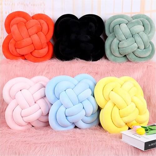 Crib bumper knot pillows baby crib Bumpers Cushion cuddle pillow Weaving Protection Around Cushion accessories YYJ006