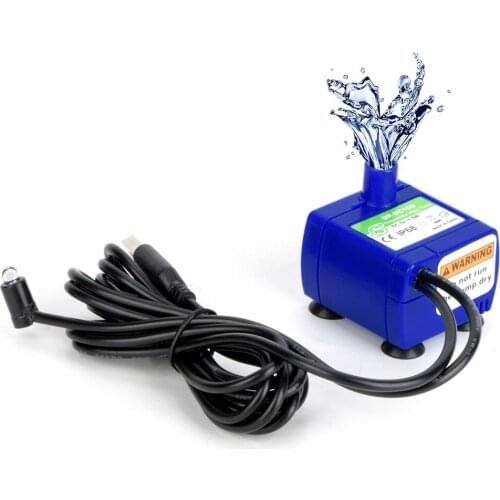 Submersible Water Pump For Pet Fountain 5.9ft Power Cable Replacement Pump Pet Fountain USB Special Water Pump
