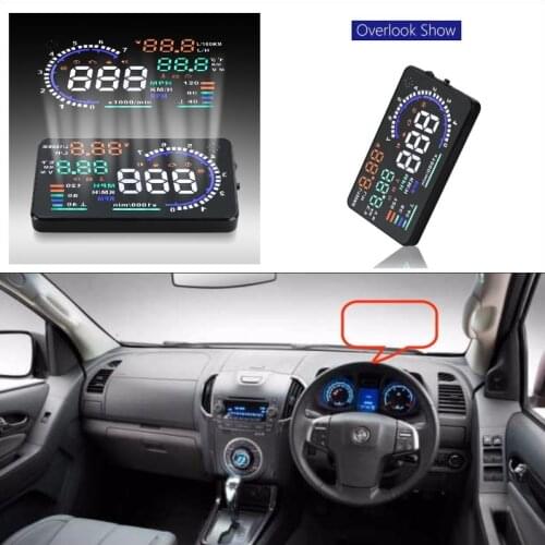For Holden Commodore/Colorado 2008-2018 HUD OBD2 Overspeed Warning Car Head Up Display Saft Driving Screen Projector Windshield