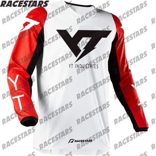 YT 2021 Mountain Bike Shirt Long Sleeve Maillot Hombre MTB Jerseys Off Road Motocross Downhill Jersey MX Motorcycle Cycling Wear