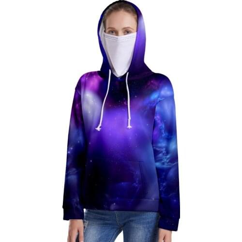 New Fashion 3D Hoodie Hooded Sweatshirt Jacket Clothing Brand 3D Animal Print Hooded Star 3D Streetwear Hoody Tops and Headscarf