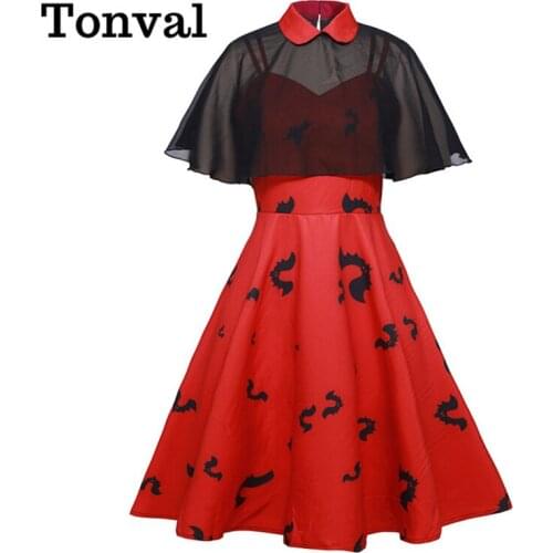 Tonval Summer Chiffon Dresses