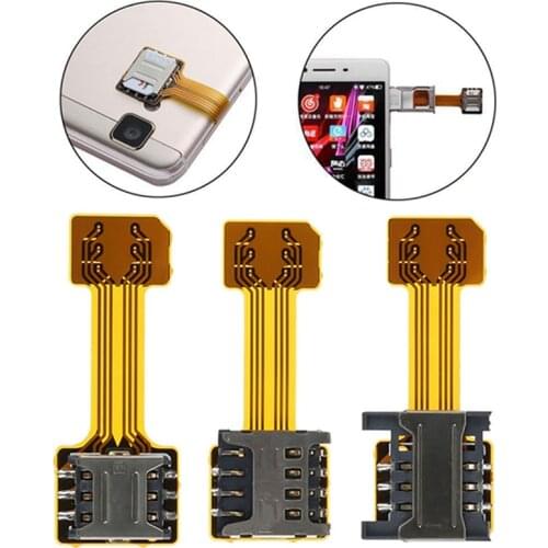 Universal TF Hybrid Sim Slot Dual SIM Card Adapter Micro SD Extender Nano Cato Android Phone For Xiaomi Huawei