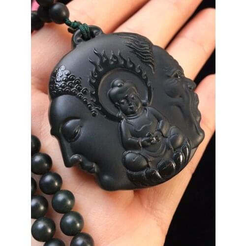 Xinjiang Hetian Sapphire Fine-grained Peaceless Pendant