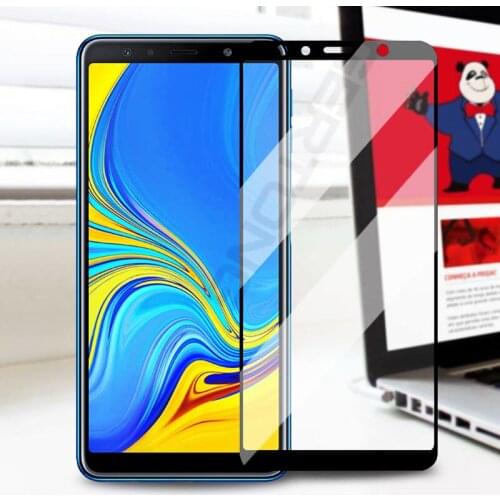 Full Cover Temperd Glass For Samsung Galaxy A9 A7 2018 A750 A9S A6 A8 J4 J6 Plus 2018 Screen Protector Toughened Film