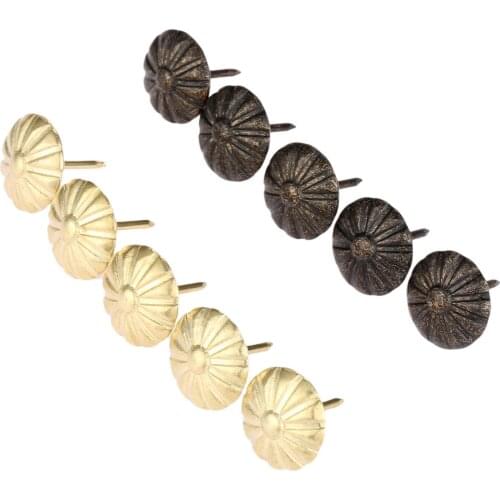 10pcs 19*20mm Upholstery Nail Jewelry Gift Wine Case Box Sofa Decorative Tack Stud Pushpin Doornail Hardware