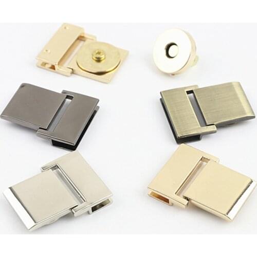 10pcs/lotLuggage Handbag Hardware Accessories Handbag Decorative Magnetic Button Lock Magnetic Button Lock