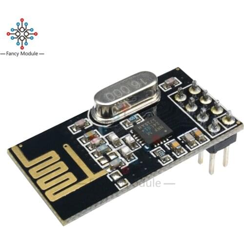 125 Channels Mutipoint Microcontroller NRF24L01 + 2.4GHz Antenna Wireless Transceiver Module High GFSK Efficiency
