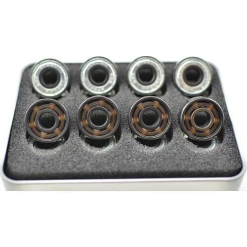 16pcs/lot SKATING CERAMIC Bearing BSB SPEED-11 6pcs Radial Ball Bearings High Speed For Skating Scooter Shoes Accessories