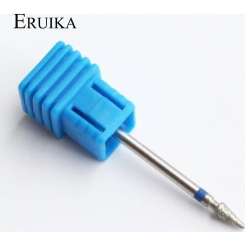 ERUIKA 1PC Diamond Small Umbrella Burr Nail Drill Bit Electric Nail Cutter Manicure Machine Polishing Tools Nail Accessory