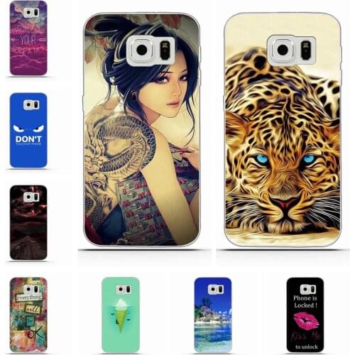 Phone Case For Samsung Galaxy S6 Case Silicone Soft TPU Ultra Thin Back Protective Cover Case For Samsung Galaxy S6 G920F Cover