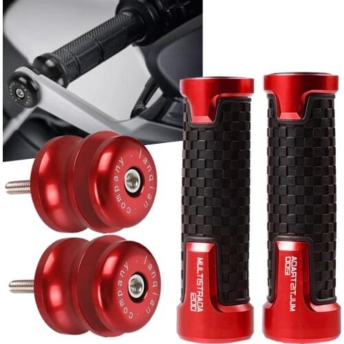 For Ducati Multistrada 1200 Enduro Pro 2017-2018 Motorcycle Handlebar Grips hanguard bar ends weight Plug 1200 Enduro 2016-2018