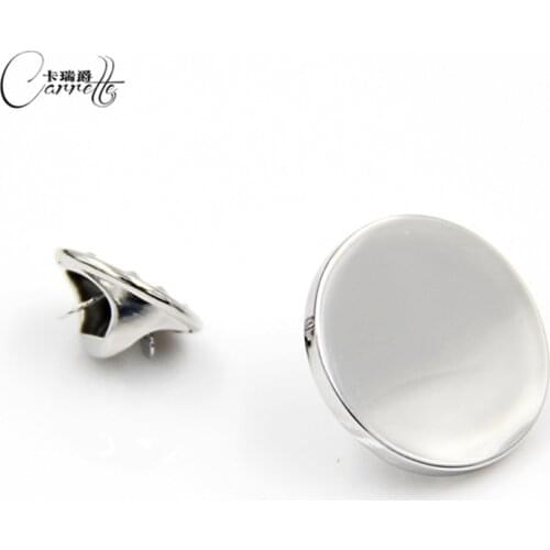 Smooth round brooch men suits brooch pin buckle wholesaleKLJ1405