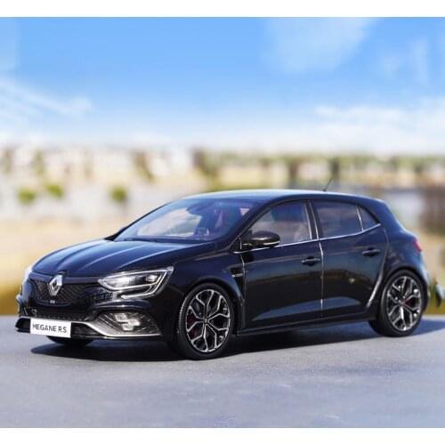 Diecast 1:18 Scale Alloy R Megane RS Car Model Metal Die-Cast & Toys Vehicle for Collection Gift Collectible Souvenir