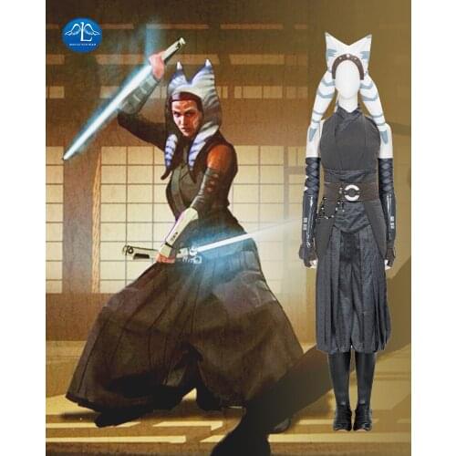The Mandalorian Ahsoka Tano Cosplay Costume Star Wars Outfit Halloween Woman Suit Custom Made Free Shipping