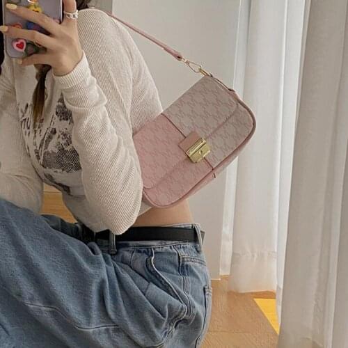 Fashion Womens bags PU leather shoulder bags handbags luxury design Crossbody for women letter printing casual women bags