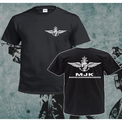 2019 Summer Fashion Hot Sale Men O-Neck T Shirt Inspired Norwegian Norway MJK Marine JegerKommandoe Design T Shirt