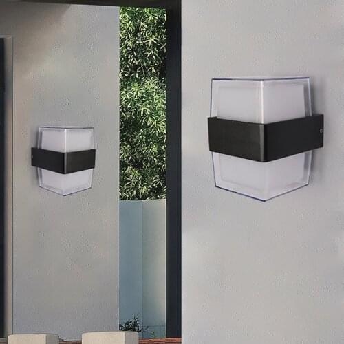 7W Round LED Outdoor Wall Light 14W Waterproof Sconce Gateway Lamps Garden Square Lamp Balcony Corridor Light Villa Porch