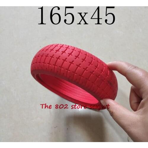 NEWEST HOT SALE 165x45 Solid Tire 6.5 Inch Tyre for 6.5" Hoverboard Self Balancing Electric Scooter Spare Parts