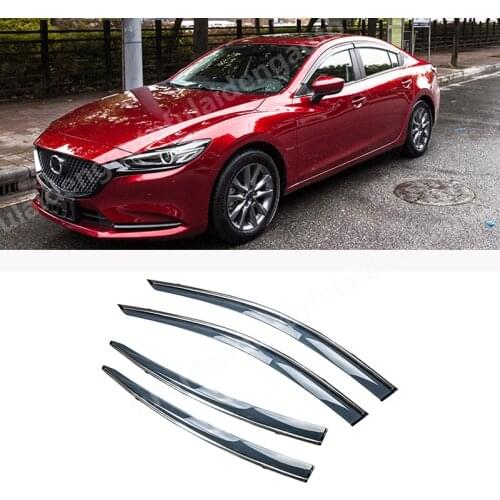 For Mazda 6 Atenza 2019-2020 New car Window Visor Vent Shade Rain Guard Door Visor Car Styling Accessories