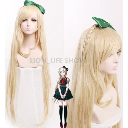 Super Danganronpa 2: Sayonara Zetsubou Gakuen Sonia nevermind Cosplay Wig Costume Halloween Anime Hair free shipping + wig cap
