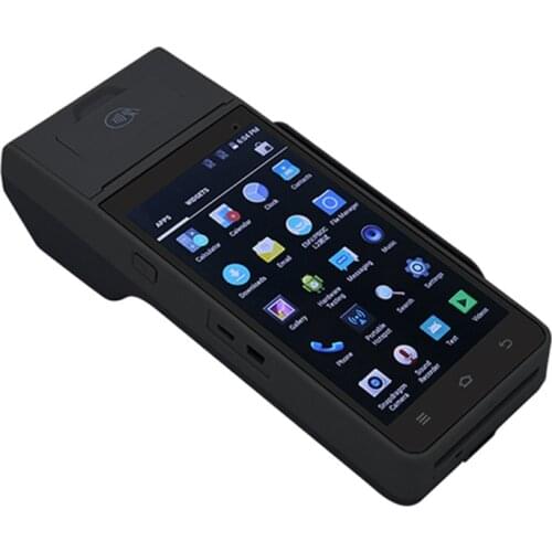 POS terminal 5 inch Touch screen Rugged Handheld NFC Magnetic card reader payment Android POS Terminal with Printer