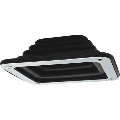 Rubber Shifter Boot Installa Remove Convenient Simple with Chrome Plate 5 5/8in x 6 3/4in Manual Automatic 350