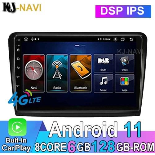 6+128GB Android 11.0 System For Skoda Superb 2 B6 2013 2014 2015 No DVD Car Player Radio Multimedia Video Navigation GPS 4G Lte