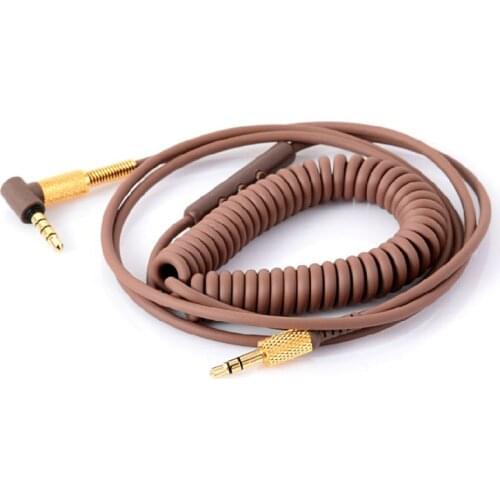 Replacement Cable for marshall Major II Monitor MID Headphones Cord with Mic & Volume Control Remote 203A