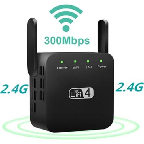 WiFi 300Mbps Amplifier WiFi Router 2 External Antenna Wifi Range Amplifier