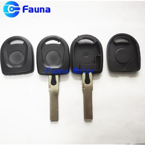 Transponder Key Shell Case Carcasa For VW With Chip Holder