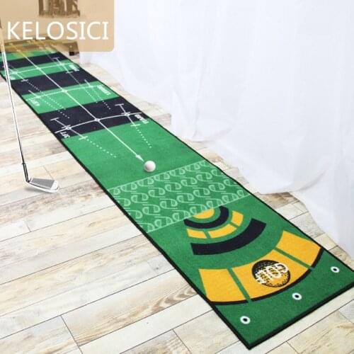 Home Golf Practice Carpet 2.8M Long Green Putter Carpet Big Feet Golf Trainer Mat Artificial Grass Carpet Profess Rug Home Decor